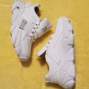 White Chunky Sneakers